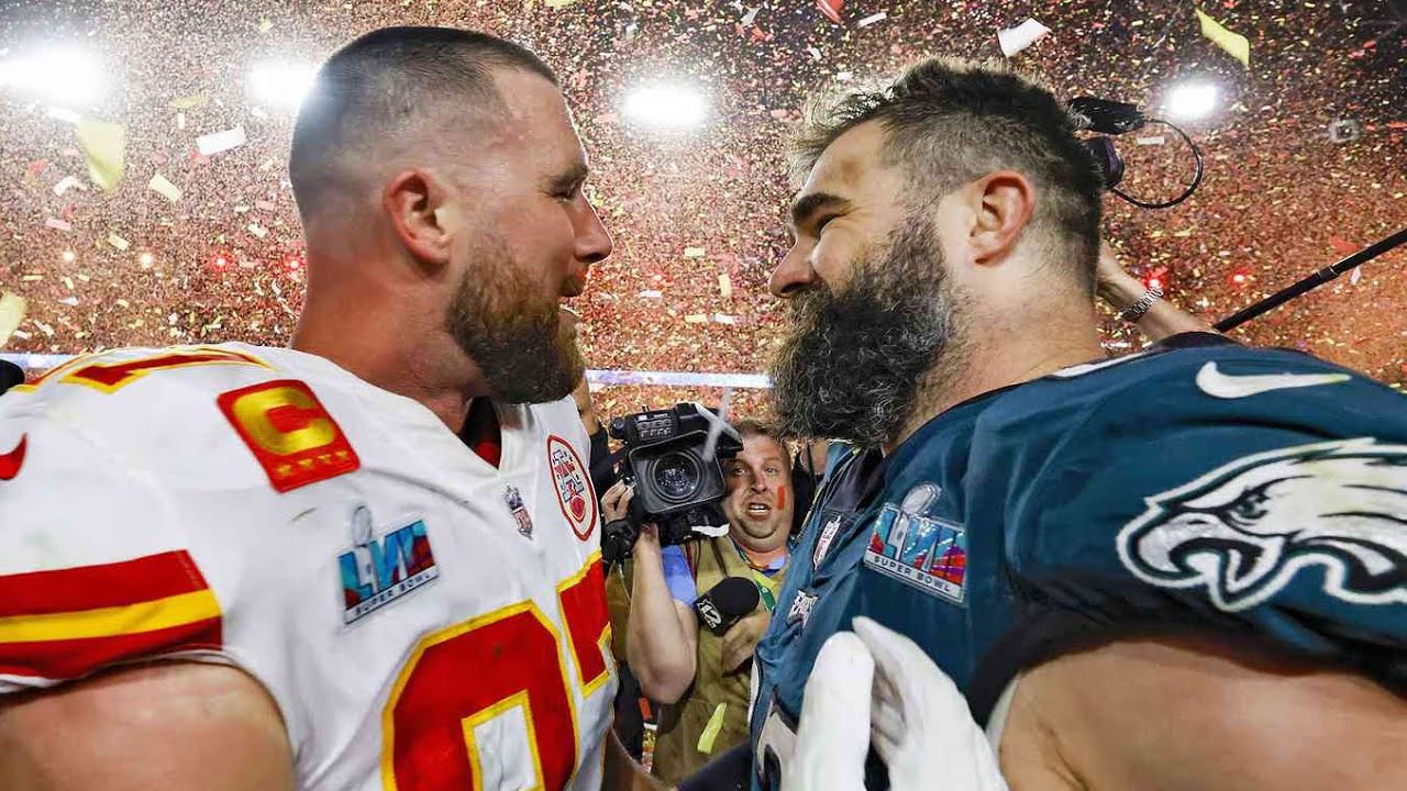 “1 of the most special moments of my life” -Travis Kelce on beating Jason  Kelce in Super Bowl LVII