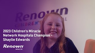2023 Children’s Miracle Network Hospitals Champion - Shaylie Edwards