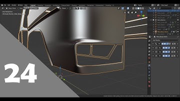 Blender 2.8 Car Modeling Tutorial - Part 24 (Fixing The TailLight Holes)