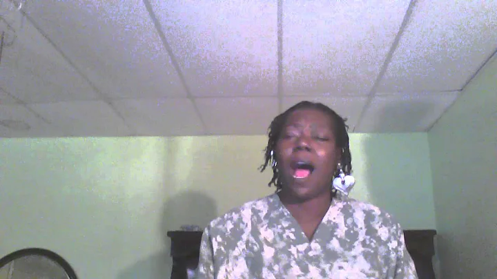 Pastor Denise Wells singing "I'M SO GLAD I DON'T L...
