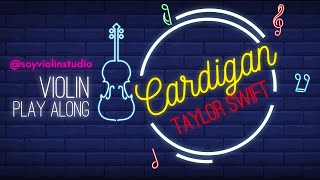 CARDIGAN - TAYLOR SWIFT (VIOLIN TUTORIAL WITH SHEET MUSIC AND TAB)