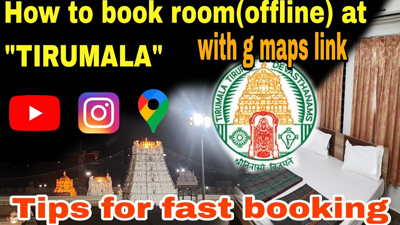How to book offline rooms at TIRUMALABOOKING TIPStirumala ttd 