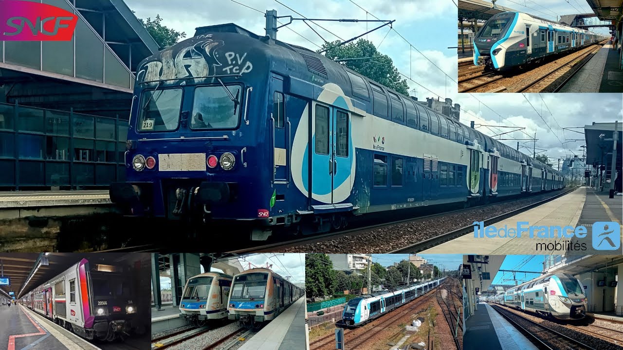 Ile de France 🇫🇷 : TOP 6 du matériel du plus ancien au plus récent.