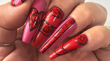 Blooming Rose SHAPES  / Make Shapes & Bloom Them w/ Roses / Madam Glam