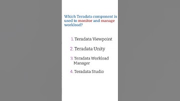 Teradata Quiz 5 | Teradata SQL Quiz | Teradata interview questions and answers