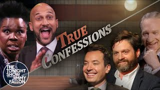 Tonight Show True Confessions: Keegan-Michael Key \& Leslie Jones, Zach Galifianakis \& Bill Maher