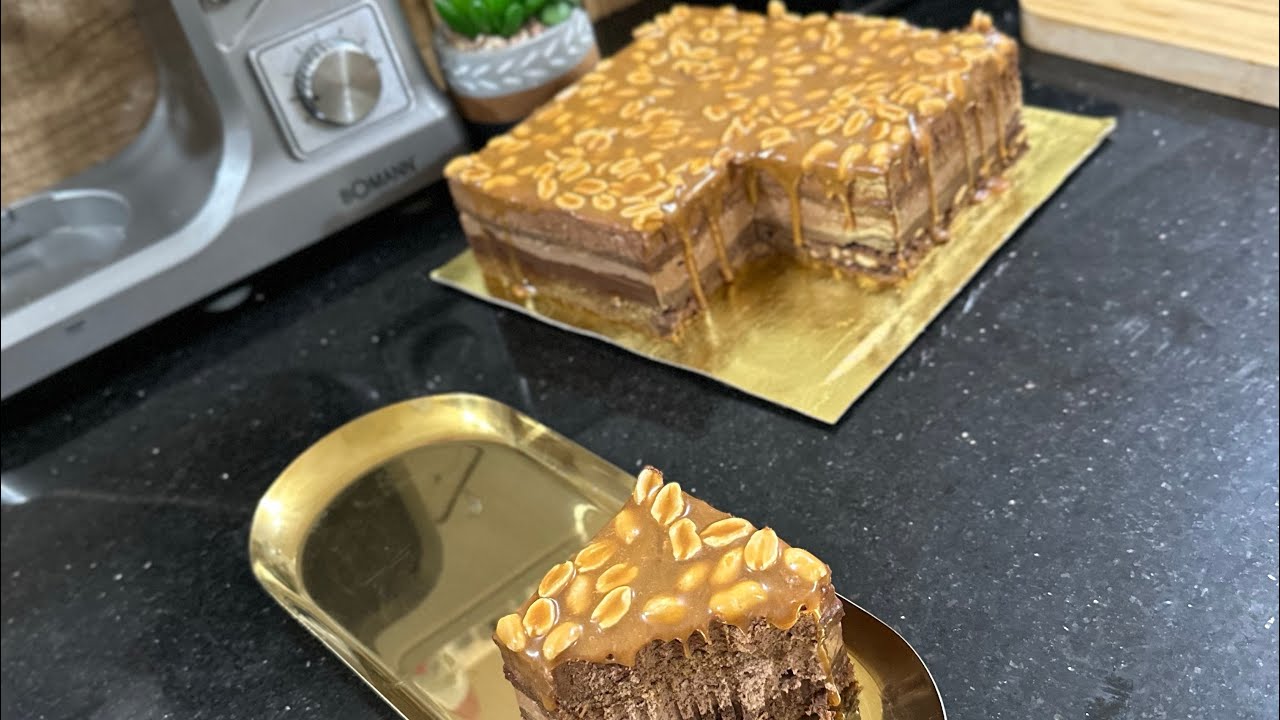 باتيسري فاصون سنيكرز بأبسط و اسهل  طريقةً ممكنة 