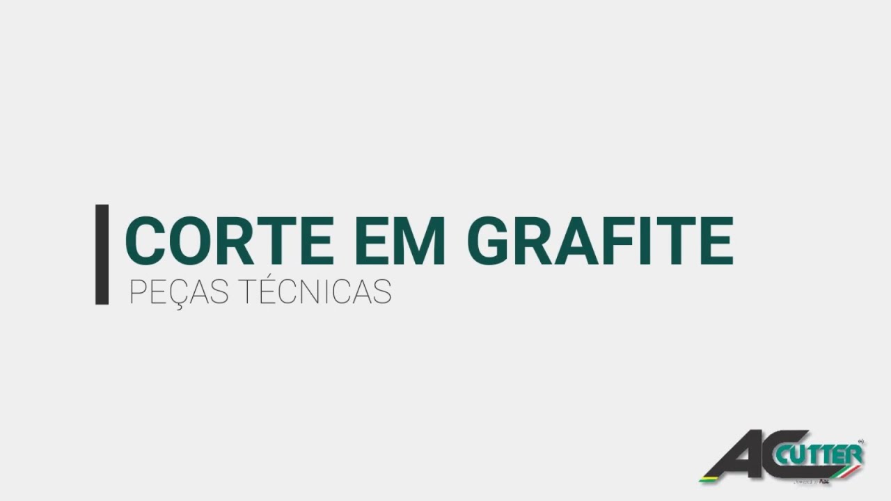 Máquina de corte Automático - AC Cutter Powered by AOL cortando Grafite