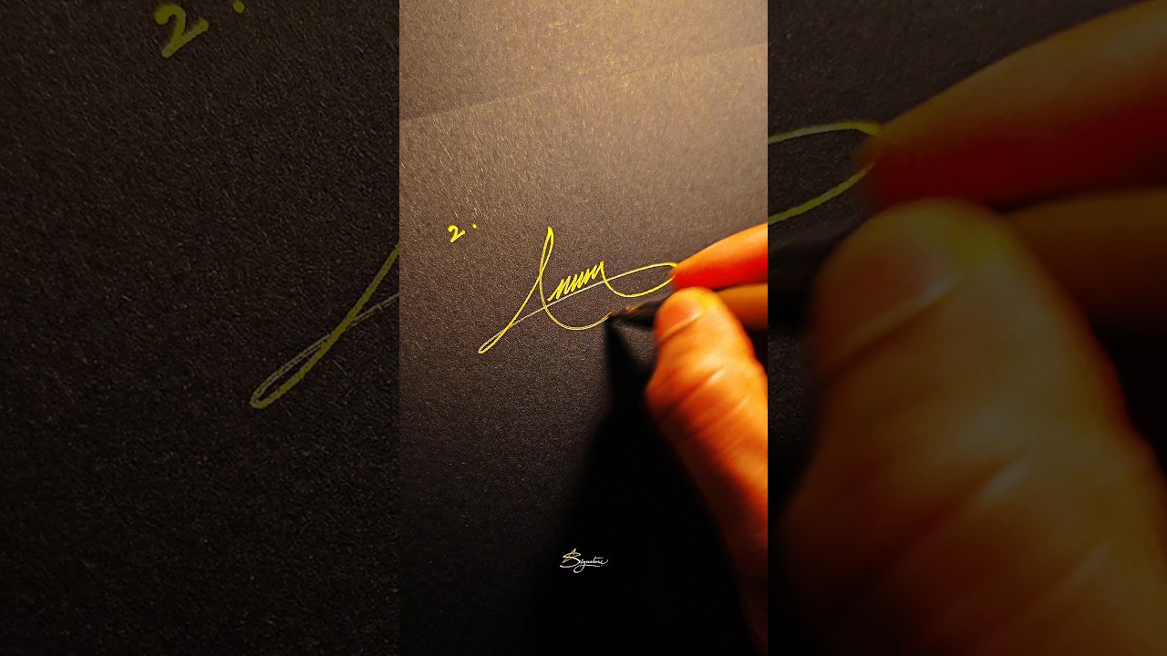 Learn to sign like a BOSS 🔥🖋️ 