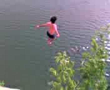 Adam Muncy jumps from Suicide Rock into Yatesville...