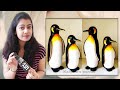 Penguin craft from plastic bottle | Plastic bottle craft ideas | wall putty craft |best out of waste