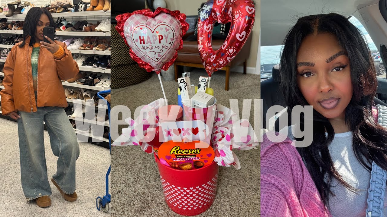 Weekly Vlog | VDay Shopping, Nail Day, Errands 
