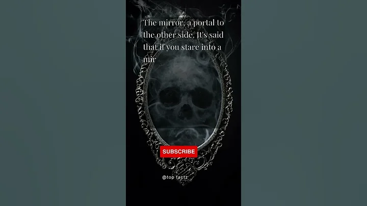Don't look into mirror long! | Creepy facts #topfactz #creepyfacts #horrorstories #ghost #ytshorts