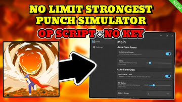 *NEW* No Limit Strongest Punch Simulator OP Script (AUTO FARM POWER/ORBS, AUTO UPGRADE PET) PASTEBIN