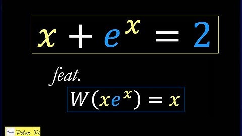 Solving Equations with the Lambert W function