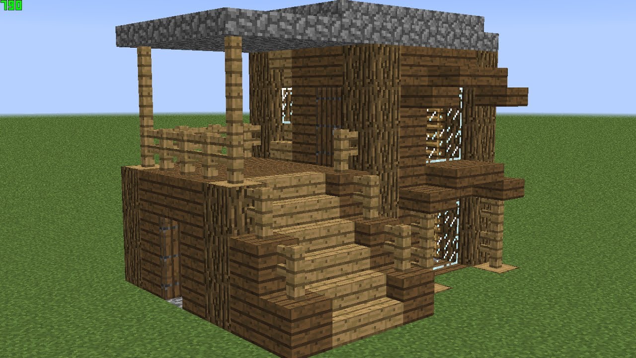 Майнкрафт дом для выживания схема