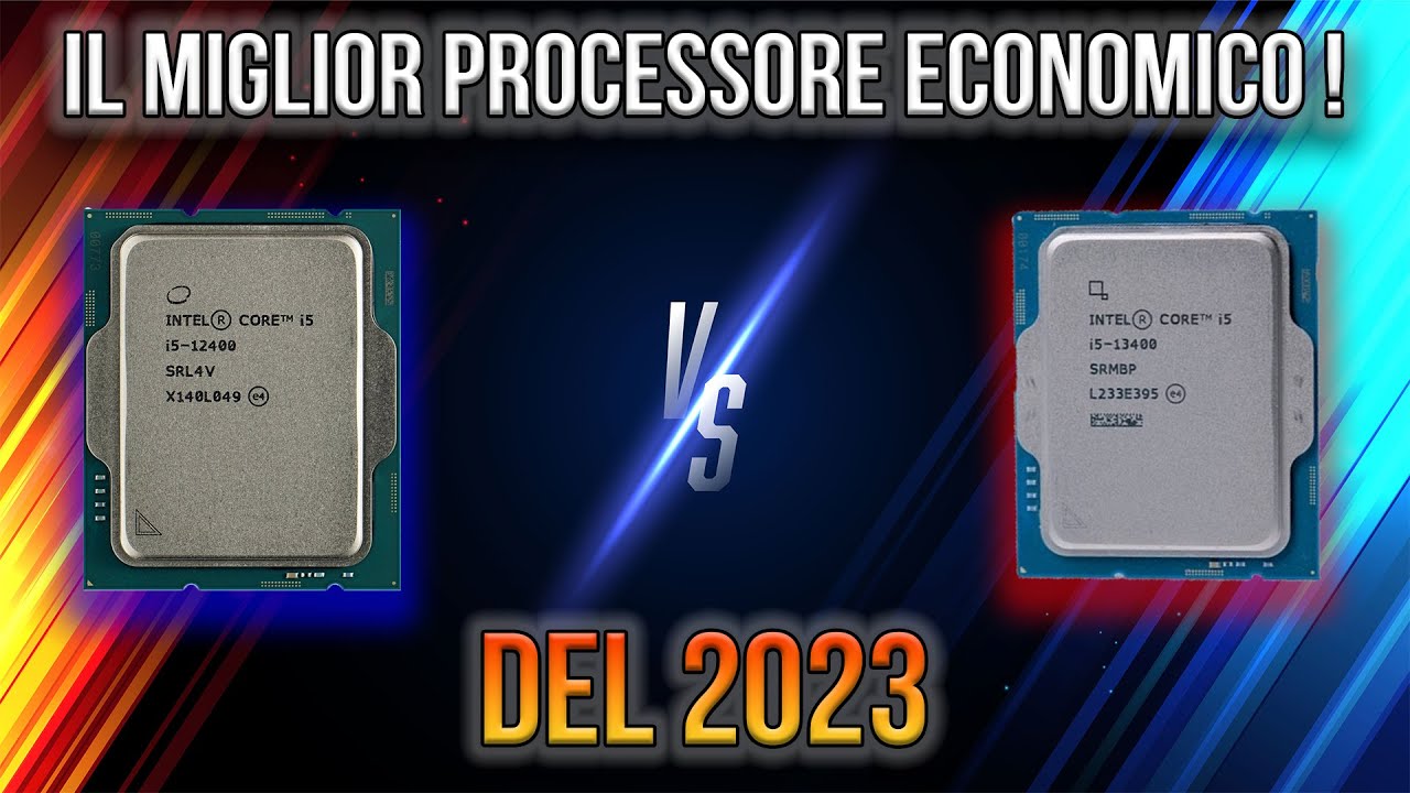 IL MIGLIOR PROCESSORE ECONOMICO DEL 2023 ! - 12400 vs 13400 - YouTube