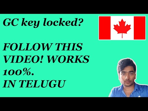 GC key Locked or revoked! solution is here! || CANADA TELUGU STUDENT  || CANADA TELUGU