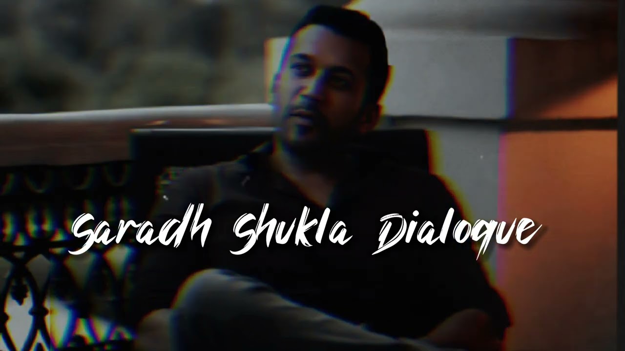 👑🚩 Saradh Shukla Dialogue | Sher Chahe Jitna Hi Shant Ho Jangal Ka Raja Wahi Hota Hai ❗