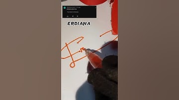 Erdiana name art signature.  sign E.#sign #signature #art #letter