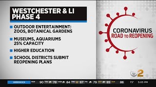 Westchester, Long Island Entering Phase 4 Reopening
