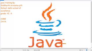 core java training by siddharth srivastav pilli