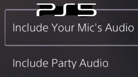 PS5 HOW TO ALLOW YOUR VOICE TO BE SHARED BROADCASTS & RECORDINGS!