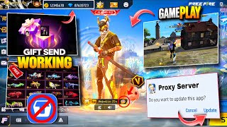 OB53 UPDATED GIFT SENDING 🎁 GAME START PROXY SERVER | HOW TO DAWNLOAD VVIP PROXY SERVER  screenshot 2