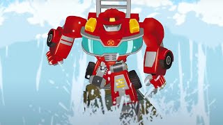 Tidal wave Incoming! | Rescue Bots | Season 3 Episode 5 | Kids Cartoon | Transformers Junior