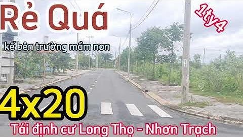 Lô Rẻ Nhất Tái Định Cư Long Thọ, kế bên trường học mầm non| Ninh Tuấn BDS