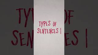 Types of sentences #englishforbeginners #typesofsentence #englishgrammar