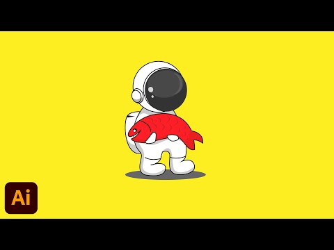 Character Designing in illustrator | in Hindi | Adobe illustrator Character Designing Method