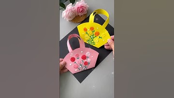 Beautiful Paper Bag || #paperbag #bag #beautifulbag
