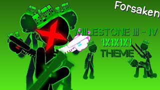 Forsaken Milestone IV 1x1x1x1 theme | Sticknodes animation