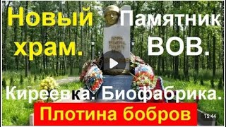 250716 Плотина бобров на мелкой реке Строится храм Посёлок Стрелецкий ЗБК Киреевка Биофабрика Орлица
