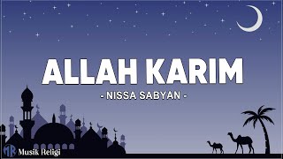 Nissa Sabyan - Allah Karim ( Lirik ) Sholawat Nabi