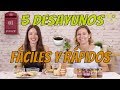 5 desayunos saludables, completos y equilibrados