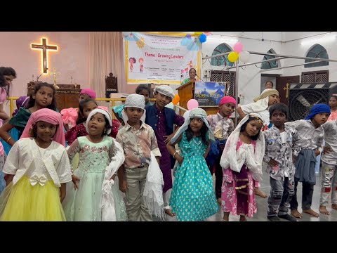 Olive dressed as Hebrew girl and danced for VBS song