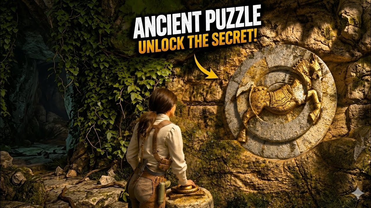 ANCIENT PUZLE UNLOCK THE SECRET! Uncharted game #trending #gaming