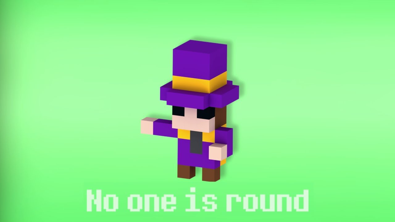 Minecraft: No One is Round - Hat Kid smug dance | Animated Minecraft Song Remix