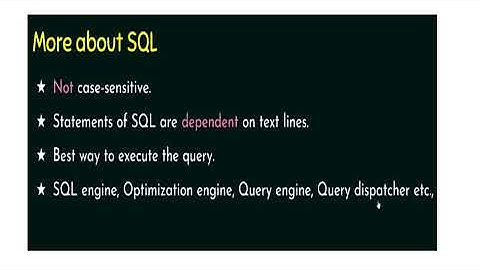 INTRO TO SQL