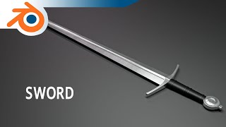 Sword 3D Model - Blender 3D Tutorial