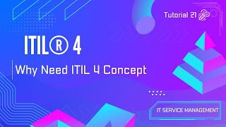 Tutorial 21 | Why Need ITIL 4 Concept | ITIL ® 4