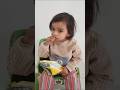 Cute Baby Girl Eating Snacks 😍 | Funny & Adorable Baby Reaction #shorts