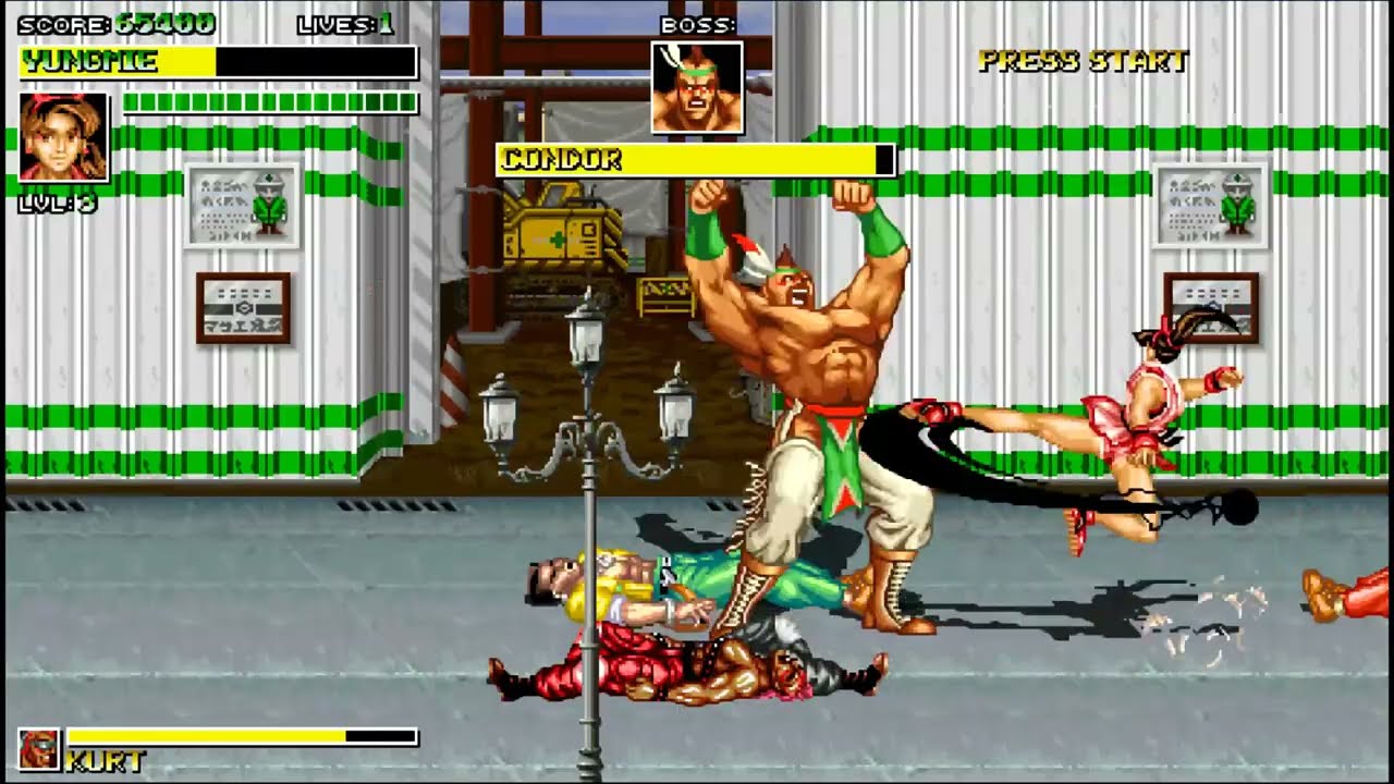 OPENBOR动作闯关 斗士历史：复仇 解锁全人物