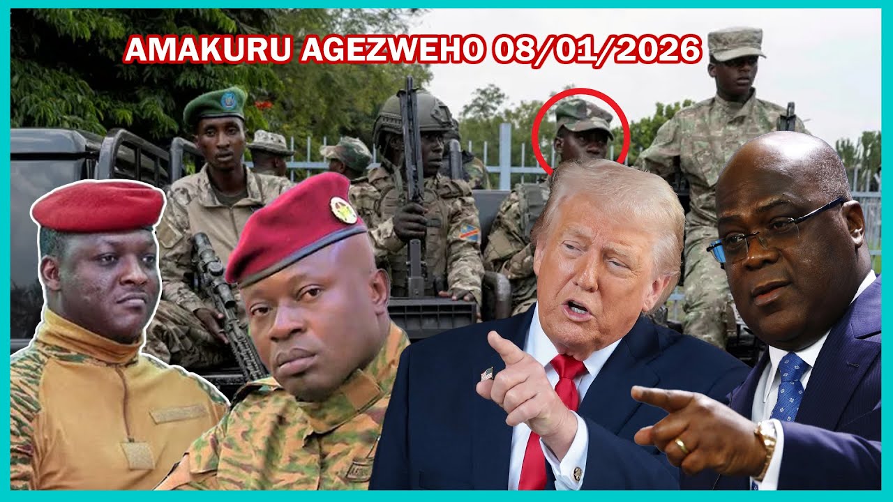 AMAKURU: M23 YABUJIJE ABATURAGE KWIBA IMITUNGO YA RDC | CAPTAINE IBRAHIM TRAORE YARUSIMBUTSE