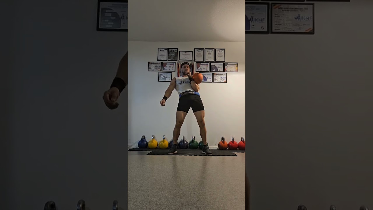 Long cycle 28kg , 30 min. 360reps