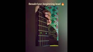 Besabriyan beginning lead | new guitar lead | #youtube, #guitar, #lead , #new, #virel