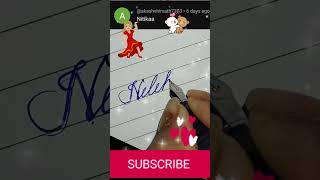 How to write the alphabet AtoZ in cursive writing.Handwriting practice #cursivehandwriting our name