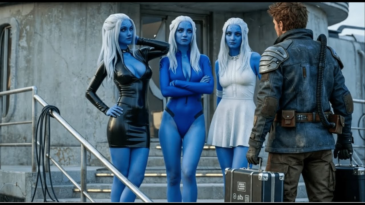 Он искал ночлег,но у инопланетных девушек были большие планы на единственного мужчину в городе.part1